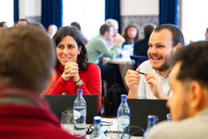 Happy faces at the Part-IS workshop during group work
